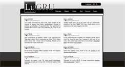 Desktop Screenshot of lugru.com