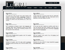 Tablet Screenshot of lugru.com